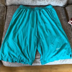 Nike athletic shorts.